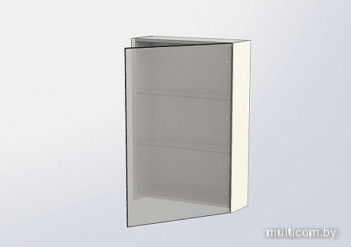 Aquanet Шкаф с зеркалом Йорк 60 (белый)
