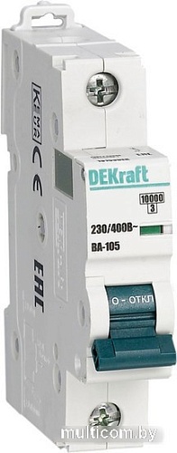 Выключатель автоматический DEKraft 13155DEK