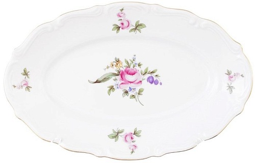 Блюдо Cmielow i Chodziez Maria Teresa G642-0M39850 (мейсенский букет)