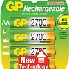 Аккумуляторы GP AA 2700mAh 4 шт. (270AAHC)
