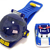 Интерактивная игрушка Robocar Poli Часы с мини машинкой 83312