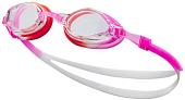 Очки для плавания Nike Chrome Youth NESSD128670 (белый/розовый)