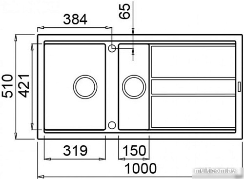 Кухонная мойка Elleci Best 475 Espresso M78