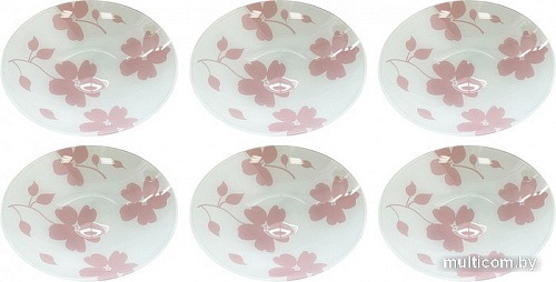 Набор глубоких тарелок NiNaGlass Флорин 85-123-22.5 4840160874