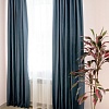 Комплект штор Decoretto Нубук Джинсовый НДС-К25 2.13x2.6 м (синий, 2 шт)