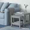 Журнальный столик Ikea Хавста (серый) 104.142.12