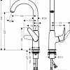 Смеситель Hansgrohe Novus 71128000