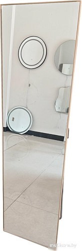 Зеркало Saniteco Right Angle 151x42 (золото)