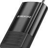Адаптер Borofone BV18 Lightning - USB Type-C (черный)