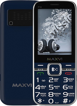 Мобильный телефон Maxvi P18 (синий)