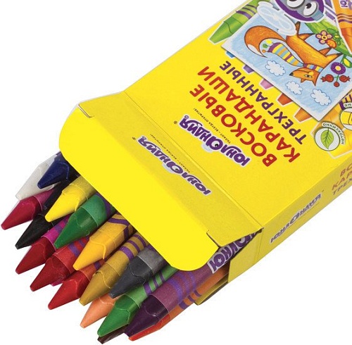 Восковые мелки Юнландия Юнландик и мудрый лис 227291 (24 шт)