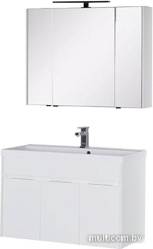 Мебель для ванных комнат Aquanet Комплект Латина 100 00179841 (белый)