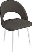 Стул Трия Гэтсби К1К (белый матовый/велюр Confetti Stone)