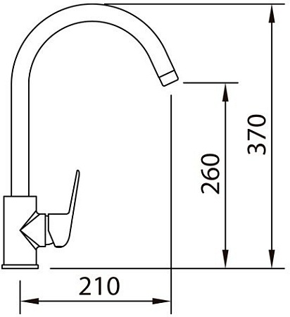 Смеситель Clever Start Elegance 99383