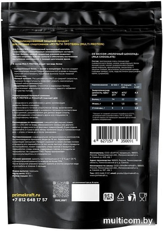 Протеин Prime Kraft Multi Protein (900г, молочный шоколад)