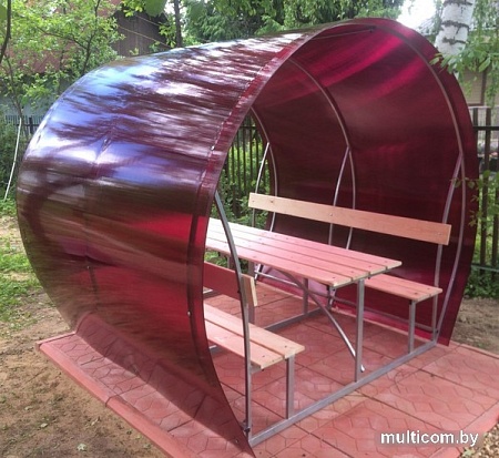 Беседка Велес Пион (3м, красный)