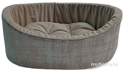 Лежак Homepet №2 83662 (49x43x17см, нежно-голубой с золотом)