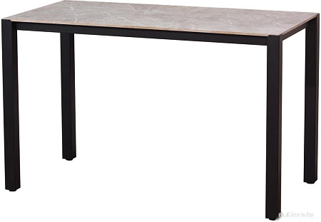 Стол Millwood Сеул керамогранит 120x60x75 (бетон клифф/металл черный)