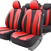 Комплект чехлов для сидений Autoprofi Performance PRF-1505 (черный/красный)