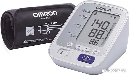 Автоматический тонометр Omron M3 Comfort (с адаптером)