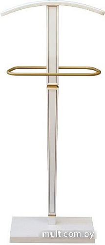 Стойка для одежды Мебелик Васко В 70 (белый ясень/золото)