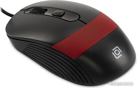 Мышь Oklick 310M (черный/красный)