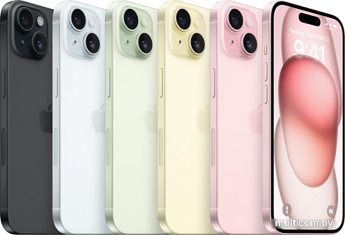 Смартфон Apple iPhone 15 512GB (розовый)