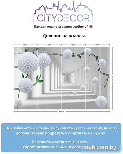 Фотообои Citydecor Абстракция 201 400x260