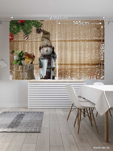 JoyArty Обаятельный снеговик p_78666 (145x180)