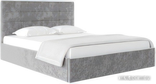 Кровать НК-Мебель Соната 90x200 72307362 (велюр светло-серый)