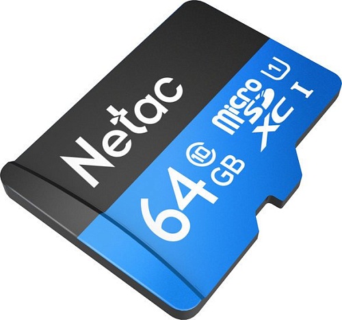 Карта памяти Netac P500 Standard microSDXC 64GB NT02P500STN-064G-N