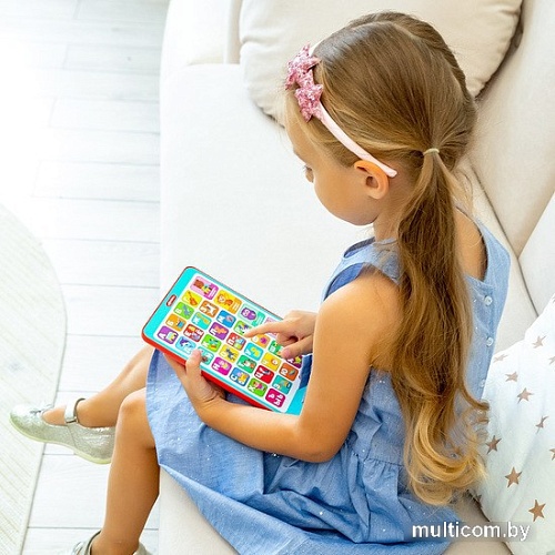 Интерактивный планшет Азбукварик Планшетик говорящий Азбука загадок 3034