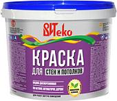 Краска Вит Теко ВДКЧ Н-201 интерьерная 6 кг (белый)