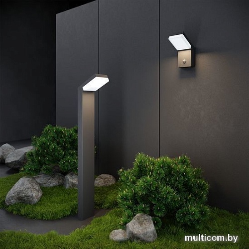 Уличный настенный светильник Elektrostandard Techno LED 1541 (серый)