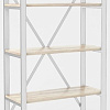 Стеллаж Hype Mebel Стандарт-2 50x200 (белый/древесина белая)