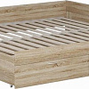 Кровать с выдвижным спальным местом Mio Tesoro Сириус раздвижная 90x200 2.02.08.230.3 (дуб сонома)