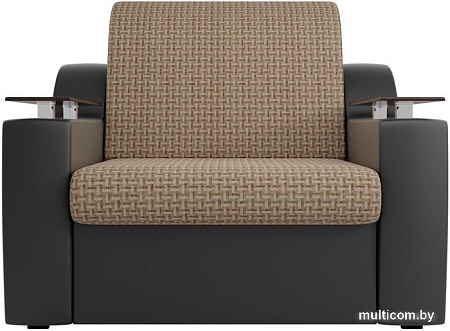 Кресло Лига диванов Сенатор 100699 80 см (коричневый/черный)