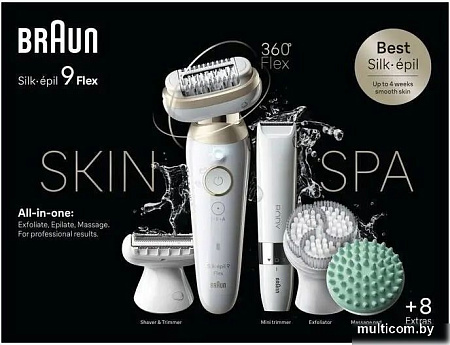Эпилятор Braun Silk-epil 9 Flex SES9481 3D