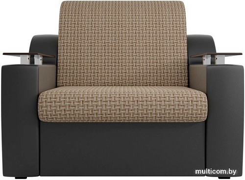 Кресло Лига диванов Сенатор 100699 80 см (коричневый/черный)