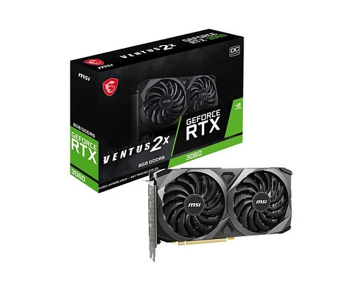 Видеокарта MSI GeForce RTX 3060 Ventus 2X 8G OC