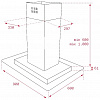 Каминная вытяжка TEKA WISH Total DG3 Isla 980 IX (40485140)
