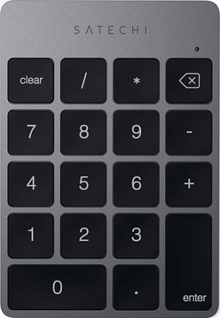 Цифровой блок Satechi Aluminum Slim Rechargeable Bluetooth Keypad (серый космос)