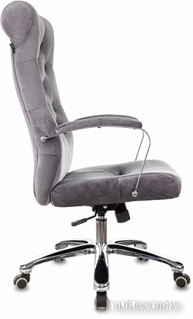 Офисное кресло Бюрократ T-9928SL Fabric (серый Italia 26/крестовина металл хром)
