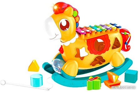 Сортер Huanger Лошадка-ксилофон HE8025