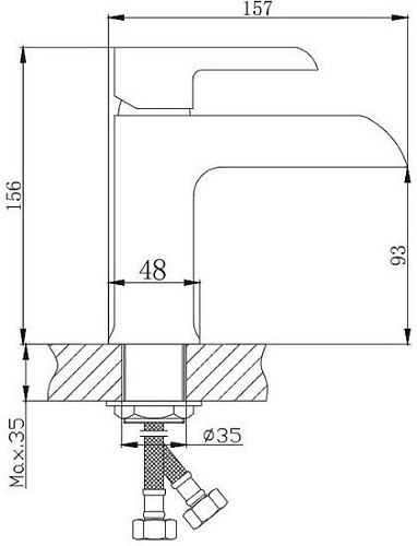 Смеситель Haiba HB12805-7