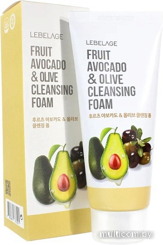 Lebelage Пенка для умывания С экстрактом авокадо и оливы (100 мл)