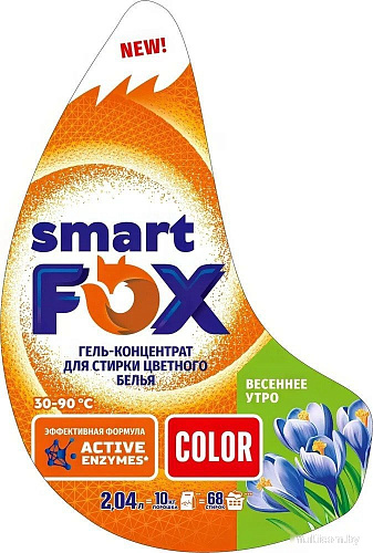 Гель для стирки Smart FOX Color Весеннее утро 190011 (2.04 л)