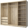Шкаф распашной Anrex Milan 250 (дуб мадура)