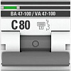 Выключатель автоматический EKF PROxima ВА 47-100 1P 80A (C) 10kA mcb47100-1-80C-pro