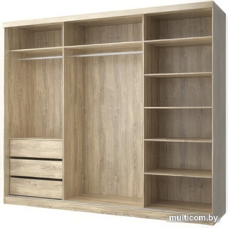Шкаф распашной Anrex Milan 250 (дуб мадура)